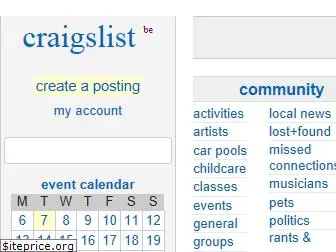 craigslist.be