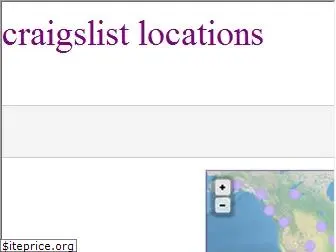 craigslistlocations.com