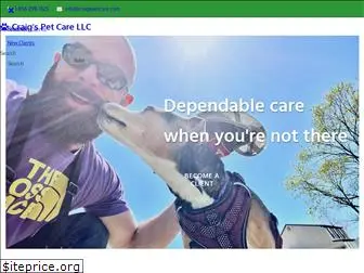 craigspetcare.com