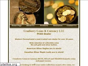 cranberrycoinsandcurrency.com