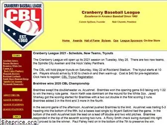 cranberryleague.com