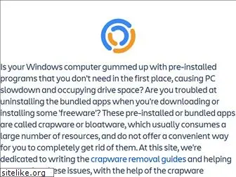 crapwareuninstaller.com