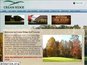 creamridgegolfcourse.com