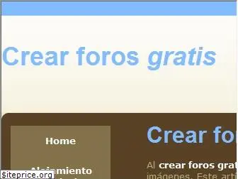 crearforosgratis.com