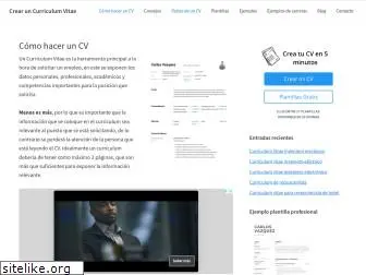 crearuncurriculum.com