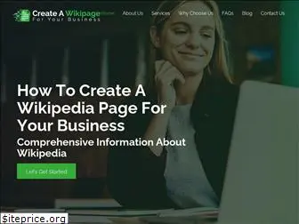 createawikipageforyourbusiness.com