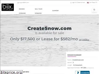 createsnow.com