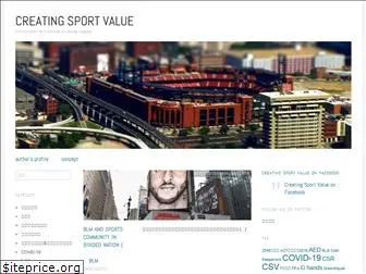 creatingsportvalue.com