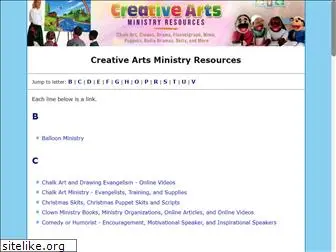 creativeartsministry.org