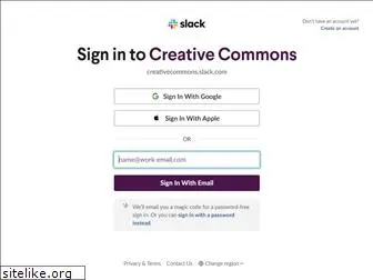 creativecommons.slack.com