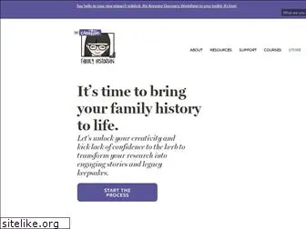 creativefamilyhistorian.com