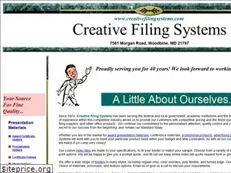 creativefilingsystems.com