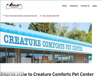 creaturecomfortspetcenter.com