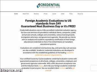 credentialevaluations.org