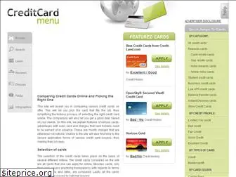 creditcardmenu.com