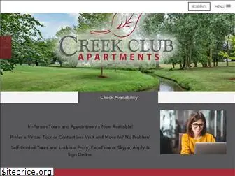 creekclubapts.com