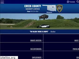 creekcountysheriff.com