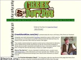 creekdontrise.com