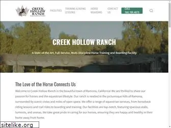 creekhollowranch.com