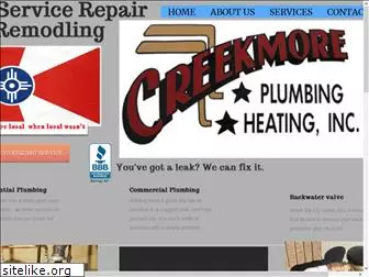 creekmoreplumbing.com