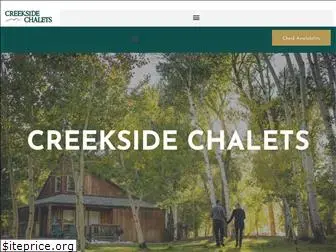 creeksidechalets.com