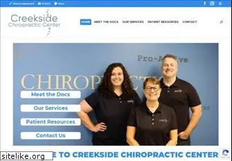 creeksidechiropracticcenter.com