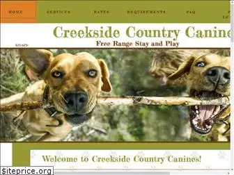 creeksidecountrycanines.com