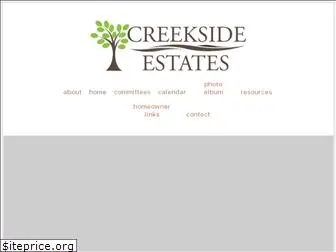 creeksideestateshoa.net