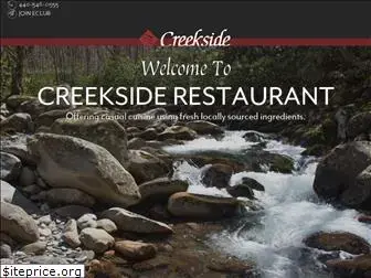 creeksiderestaurant.com