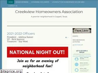 creekviewhomeowners.com