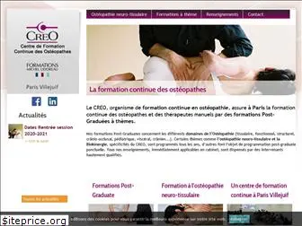 creo-ecole-osteopathie.com