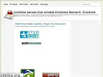 Crictime online server 1