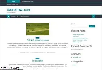 cricfootball.com