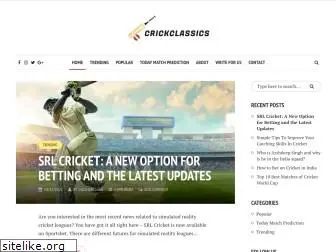 crickclassics.com