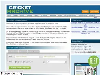 cricketarchive.com