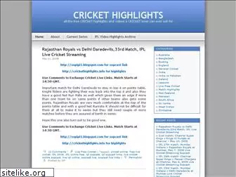 crickethighlights.wordpress.com