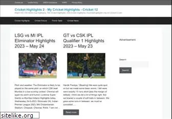 crickethighlights2.com