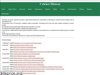 crickethistory.website