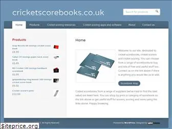 cricketscorebooks.co.uk