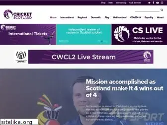 cricketscotland.com