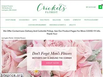 cricketsflorist.com