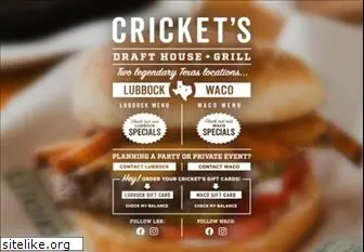 cricketsgrill.com