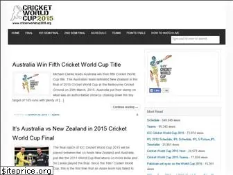 cricketworldcup2015.org