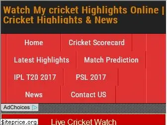 crickhighlights.com