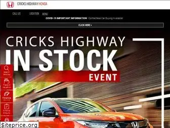 crickshighwayhonda.com.au