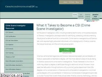 crimesceneinvestigatoredu.org