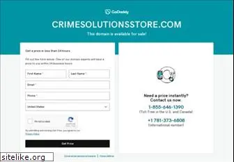 crimesolutionsstore.com