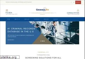 criminal411.com