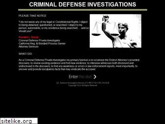 criminaldefenseinvestigations.com