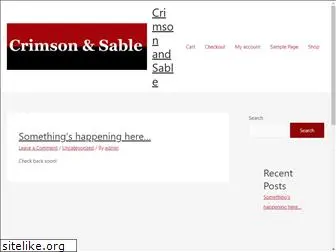 crimsonandsable.com